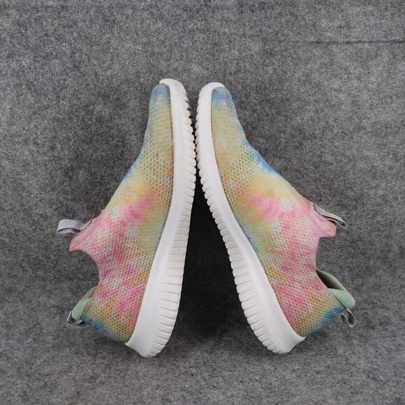 Skechers Shoes Girls 3 Sneakers Slip On Memory Foam Stretch Fit Comfort Colorful - Picture 9 of 12